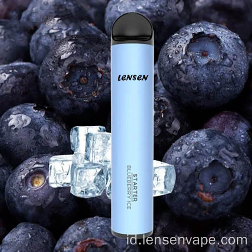 Baterai 650mAh yang disesuaikan 1000PUFFS POD VAPE DISAGA